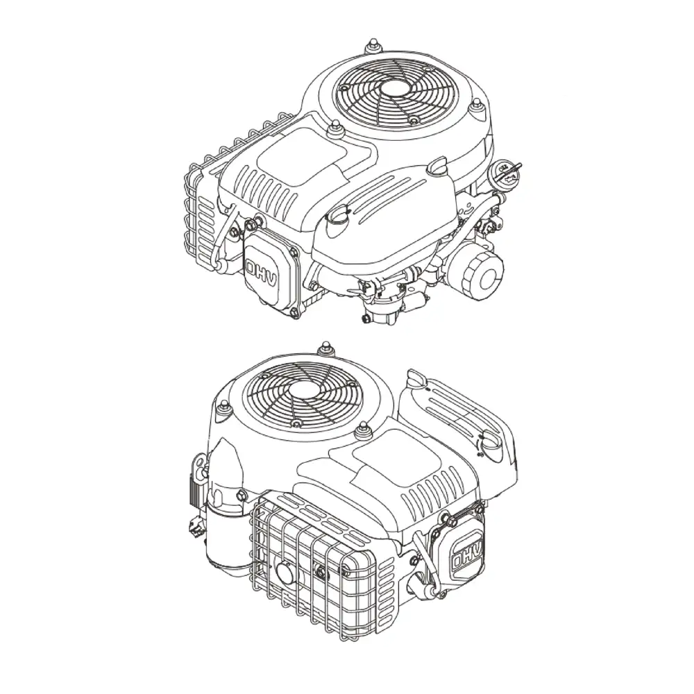 Irtomoottori 13 hp OHV - GT-439 - Image 2